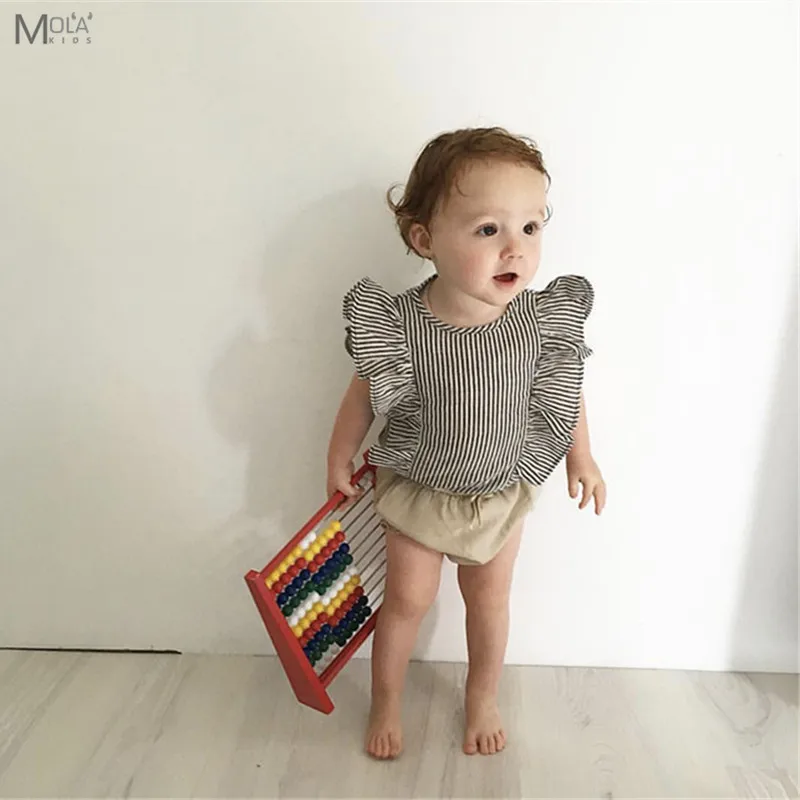 

KIKIKIDS Baby Girl Fashion Sets Infant Cute Suits Summer Clothes Sets Toddler Little Girls Clothing kids clothes MAKA KIDS