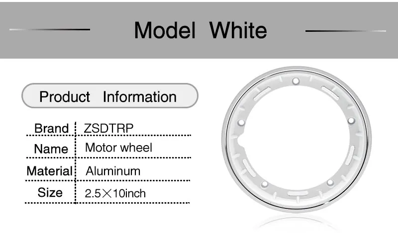ZSDTRP алюминиевое кольцо обода Vespa 10 дюймов колёсные диски для мотоцикла обода чехол для Piaggio Vespa