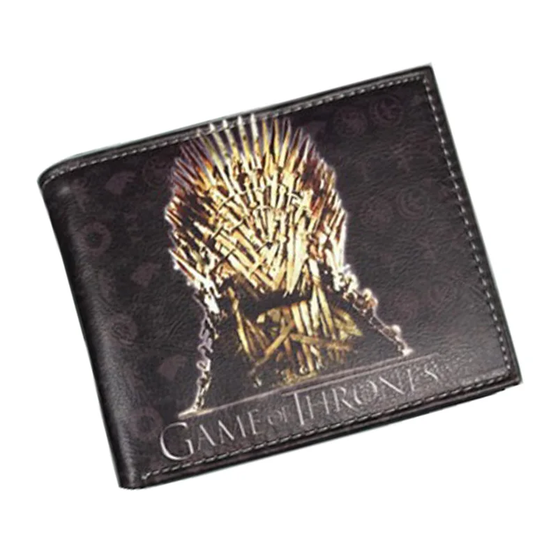 

Comics DC Marvel Wallets Cartoon Anime Games of Thrones Purse PU Leather Gift Money Bags Dollar Price Card Holder Short Wallet