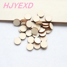 10 мм/12 мм/16 мм Высокое качество пустое дерево круг серьги аксессуары незавершенный деревенский диск-CT1297