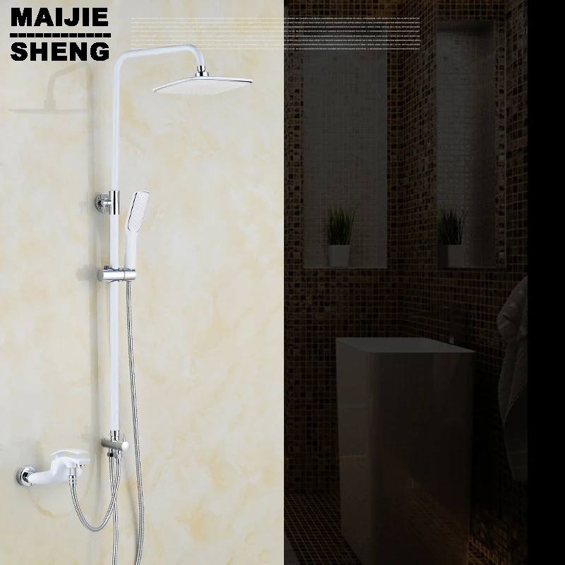 Buy Bathroom Luxury colourful shower set mixer with