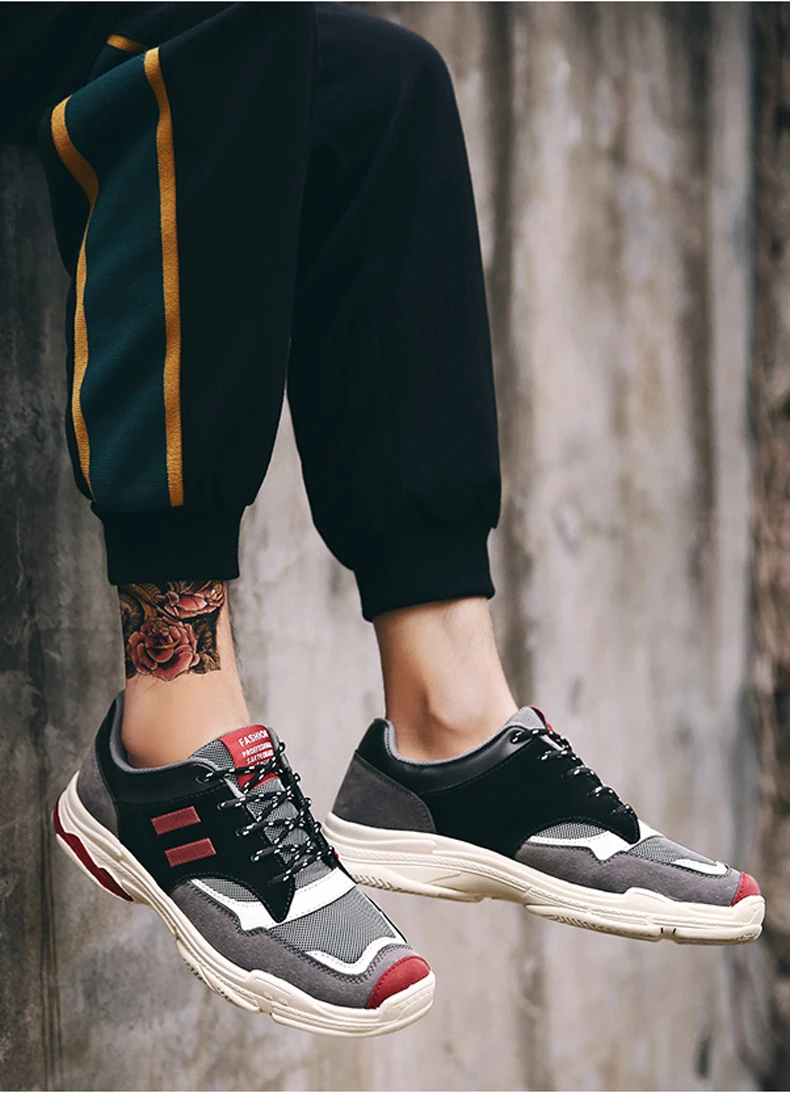 Mens Casual Shoes Brand Men Shoes Men Sneakers Flat Platform Trainers Sneaker Winter Chunky Sneakers Mens Luxury Brand Shoe New (15)