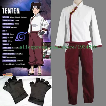

Japanese Anime NARUTO Tenten cosplay costume halloween costumes Perfect Custom