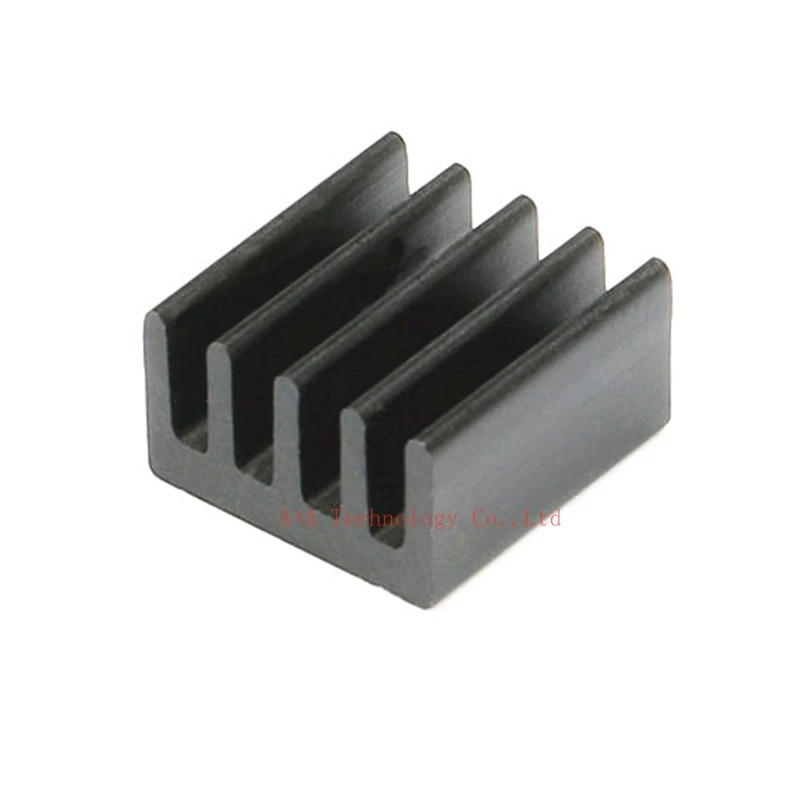 10 шт. 8,8*8,8*5 мм радиатор охлаждения пластинчатый, Алюминий радиатор для Raspberry Pi, чип, светодиодный, мощность интегральная схема транзистор, модуль управления воспроизведением