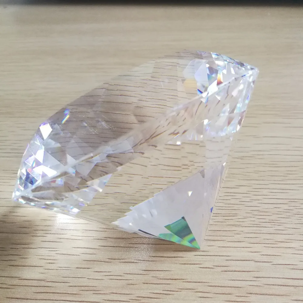 

100mm Clear Crystal Diamond Birthday Gift Crystal K9 Glass Diamond For Girlfriend Crystal Big Stones For Wedding Party Supply