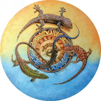 

5D DIY Diamond Embroidery gecko picture Diamond Painting Cross Stitch lizard full square Rhinestones paste Pattern Home Decor