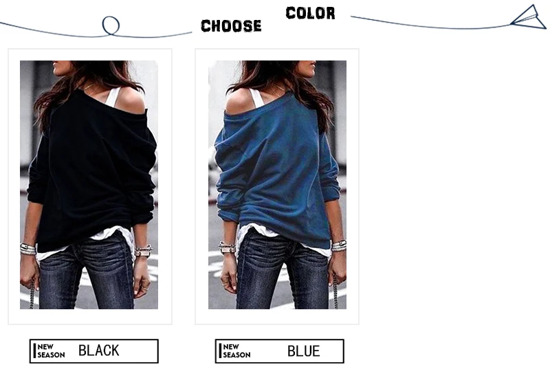 Autumn Hoodies Women Cotton Sweatshirt Long Sleeve Casual Hoodie Sexy Off Shoulder Solid Womens Sweatshirts Pullover 2018 Spring (4)