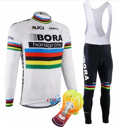 Best Price 2017 BORA Men's Spring/Autumn Long Sleeve Pro Cycling Jersey Set Team Bike Clothes Ropa Maillot Ciclismo with 16D Gel Pad Best Price 2017 BORA Men's Spring/Autumn Long Sleeve Pro Cycling Jersey Set Team Bike Clothes Ropa Maillot Ciclismo with 16D Gel Pad