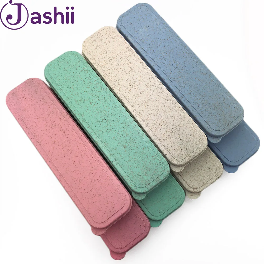 JASHII 2 шт./компл. портативная пшеничная соломенная посуда коробка дорожная