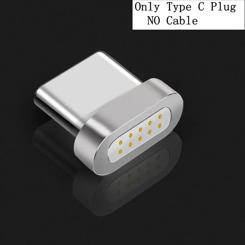 Олаф Магнитный кабель для подключения к сети Тип C Micro USB C 8 pin адаптер быстрой зарядки телефона Microusb Тип-C магнит Зарядное устройство Шнур вилки - Цвет: Type C Plug