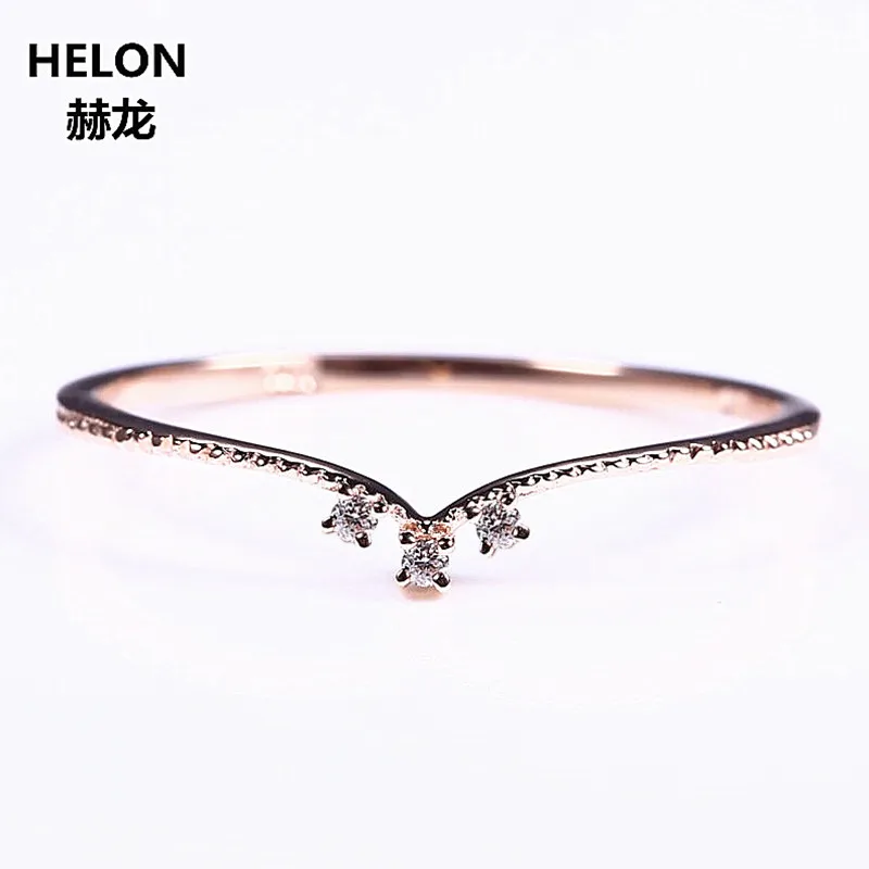 Solid 14k Rose Gold Natural Diamonds Wedding Ring Three Stone Ruby Sapphire Engagement Party Jewelry Millgrain V Shape #6.5
Solid 14k Rose Gold Natural Diamonds Wedding Ring Three Stone Ruby Sapphire Engagement Party Jewelry Millgrain V Shape #6.5