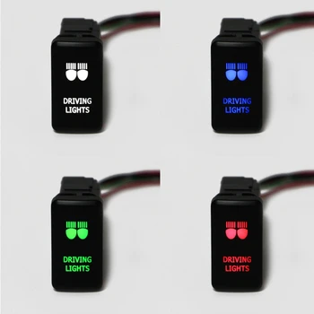 

Foglight Switch Wire Laser Button Switch Car Automobile SUV Switch Push Button