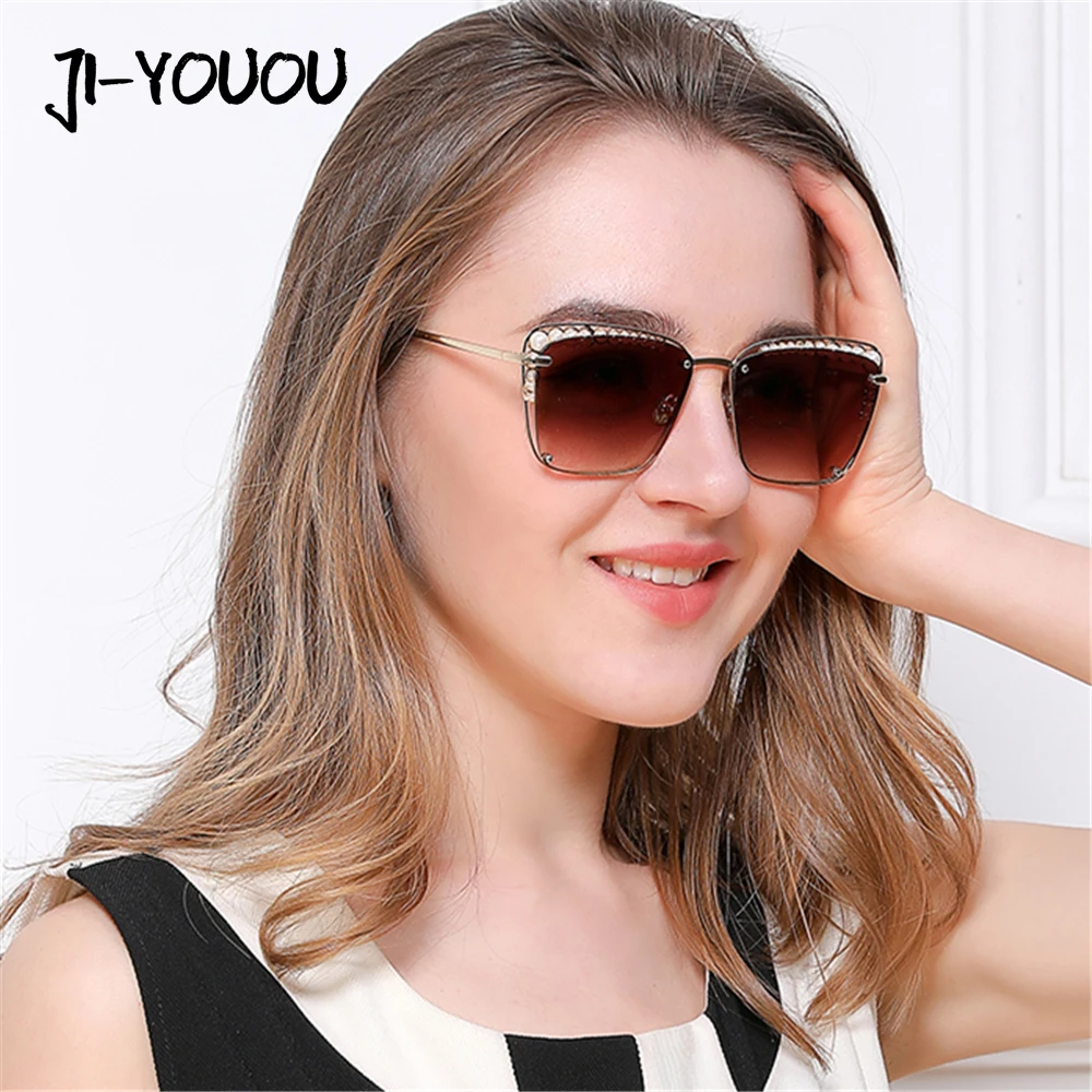 JIYOUOU sunglasses for women 2018 New HD brand cateye goggles oculos