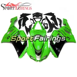 Мотоцикл Обтекатели для Кавасаки ZX6R ZX-6R 07 08 ниндзя 636 2007-2008 ABS Чехлы для инжектора атака зеленый черный обтекатель комплект