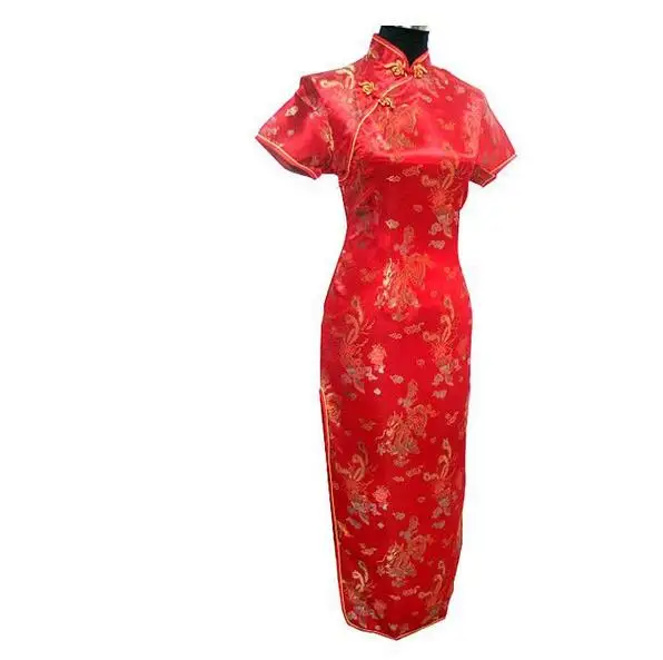 Новинка, черное китайское традиционное платье для выпускного вечера, длинное стильное платье Cheongsam Qipao с лямкой на шее, костюм размера плюс, S до 6XL, WC114