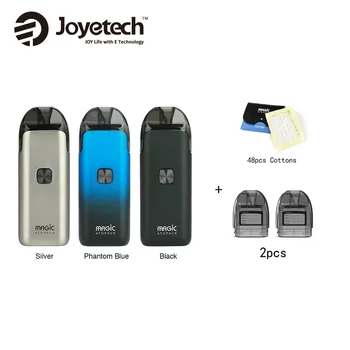 

Joyetech Atopack Magic Starter Kit 1300mAh Built-in Battery & 2pcs Pod Cartridge 7ml & 100% Organic Cotton 48pcs Vape vs ego AIO