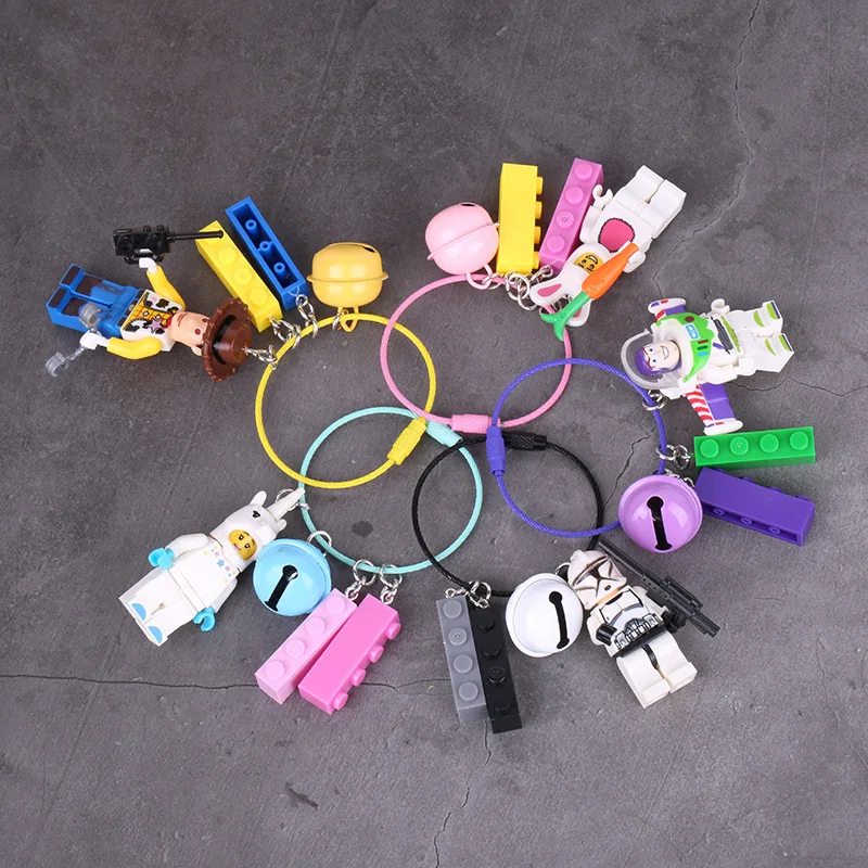 

Star Wars Marvel The Avengers Super Heroes Batman Keychain Figures Building Blocks Bricks Kids Toys Compatible With Lego Friends