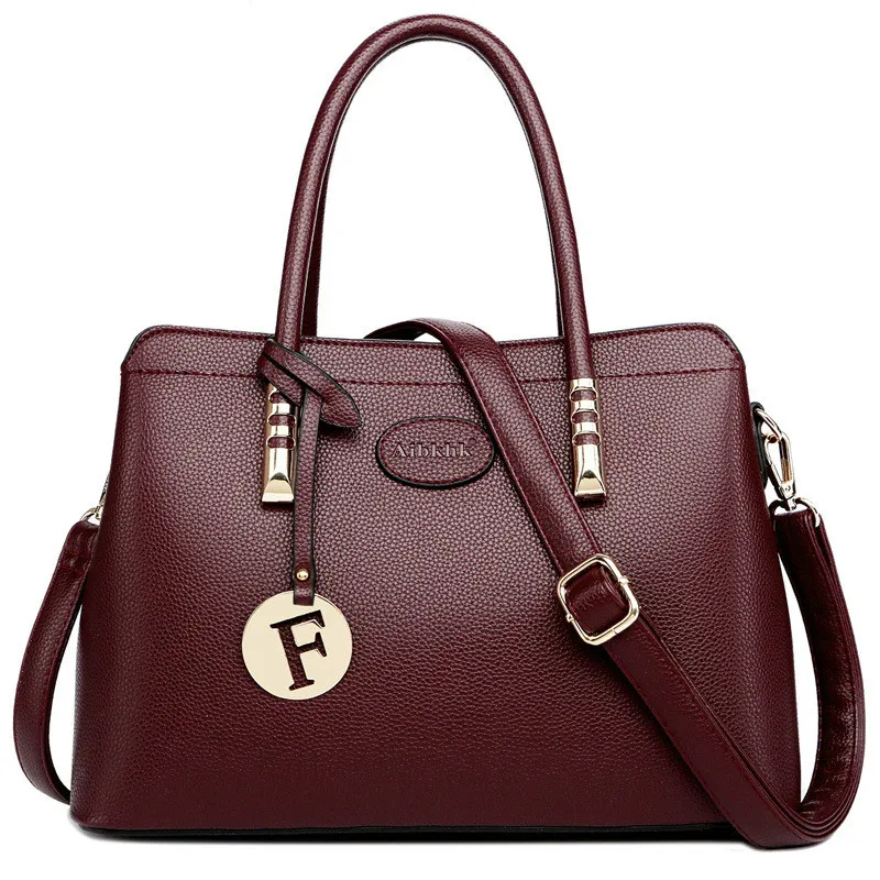 

Genuine Leather Crossbody Bags for lady 2018 Designer Luxury Brands Handbags Ladies Shoulder Bag Fashion Soft Black Casual Tote