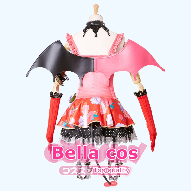 Лидер продаж! Lovelive awake little devil Ageha imp Маки нисикино косплей костюм платье костюмы на