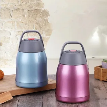 

600 ml Vacuum Insulated Food Container Thermos Big Bottle Stainless Steel Braised Beaker Lunch Box Soup Stew Pot Keep Cold & Hot