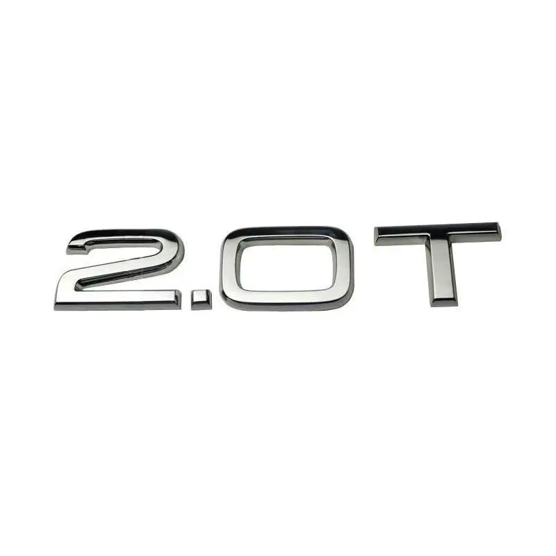 

100pcs/lot 2.0T Chrome Badge Emblem
