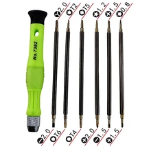 Набор прецизионных отверток из 6+ 1 инструмент для обслуживания torx прецизионный Мини магнитный Набор отверток для iphone