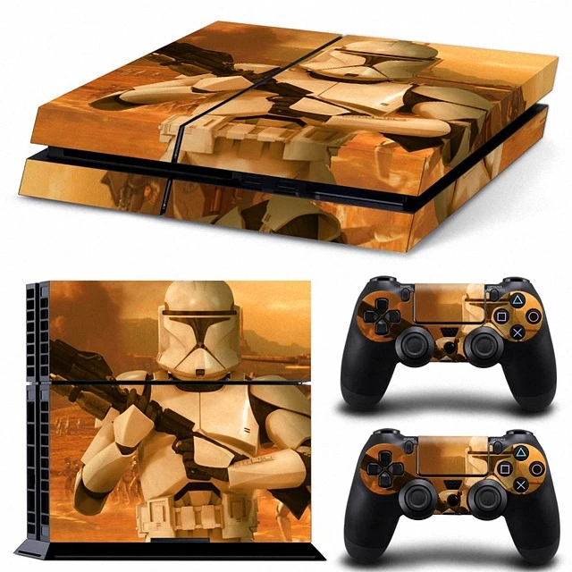 Exclusive STORMTROOPER Star Wars Vinyl Decal PS4 Skin Stickers for PlayStation 4 Console and 2 Controllers Decorative Skins--9073