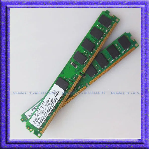 Prix pour Nouveau 4 GB 2X2 GB PC2-6400 DDR2 800 MHZ Bureau Mémoire 2 gb 800 pc6400 ddr2 800 mhz 240PIN RAM Faible DENSITÉ DIMM bureau Livraison gratuite Prix pour Nouveau 4 GB 2X2 GB PC2-6400 DDR2 800 MHZ Bureau Mémoire 2 gb 800 pc6400 ddr2 800 mhz 240PIN RAM Faible DENSITÉ DIMM bureau Livraison gratuite
