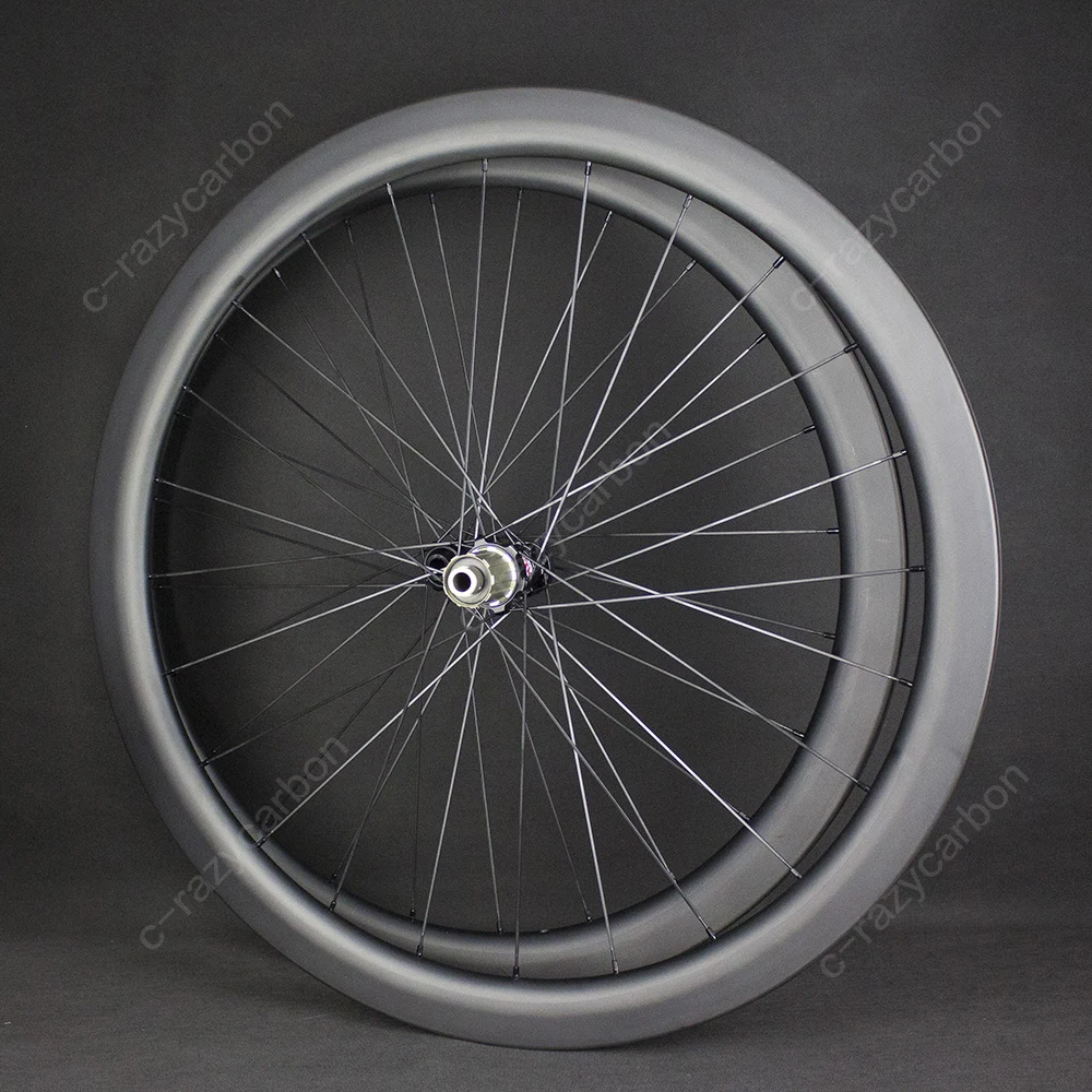 Best Promotion!2019 700C Road 45mm Carbon Wheels Disc Brake with Center Lock Tubular/Clincher/Tubeless with Novatec Swiss DT Hubs 4 Best Promotion!2019 700C Road 45mm Carbon Wheels Disc Brake with Center Lock Tubular/Clincher/Tubeless with Novatec Swiss DT Hubs 4