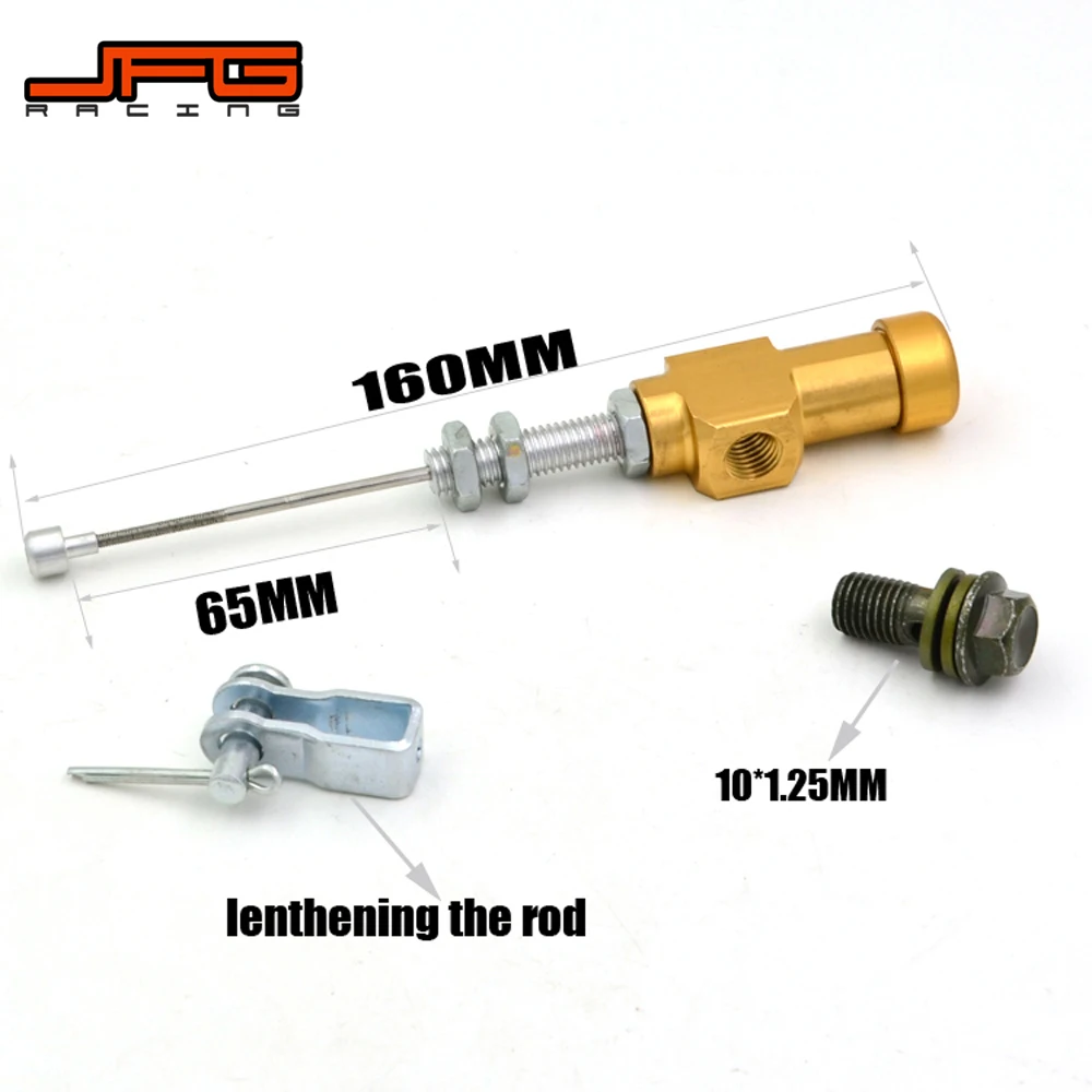 Мотоцикл m10x1.25 мм гидравлический клатч рабочий цилиндр преобразования тяга для KTM YAMAHA SUZUKI KAWASAKI HONDA