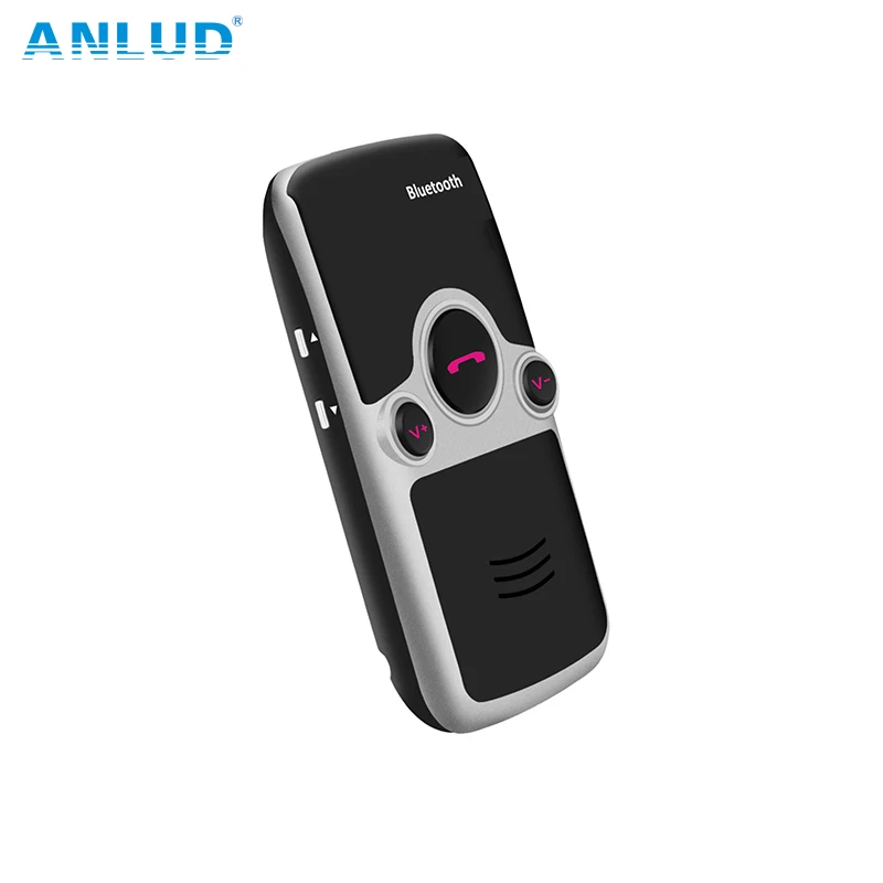 

ANLUD A9 Sunvisor Wireless Bluetooth Handsfree Car Kit Two Phone Connected Automatic Answer Audio Music Speaker Transmitter