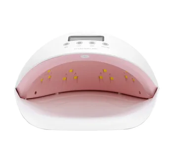 

50W Nail Lamp LED UV Lamp for Nails Curing All Gels Manicure Pink Nail Art Gel Varnish Polish with 30s 60s Low Heat 90s Timer