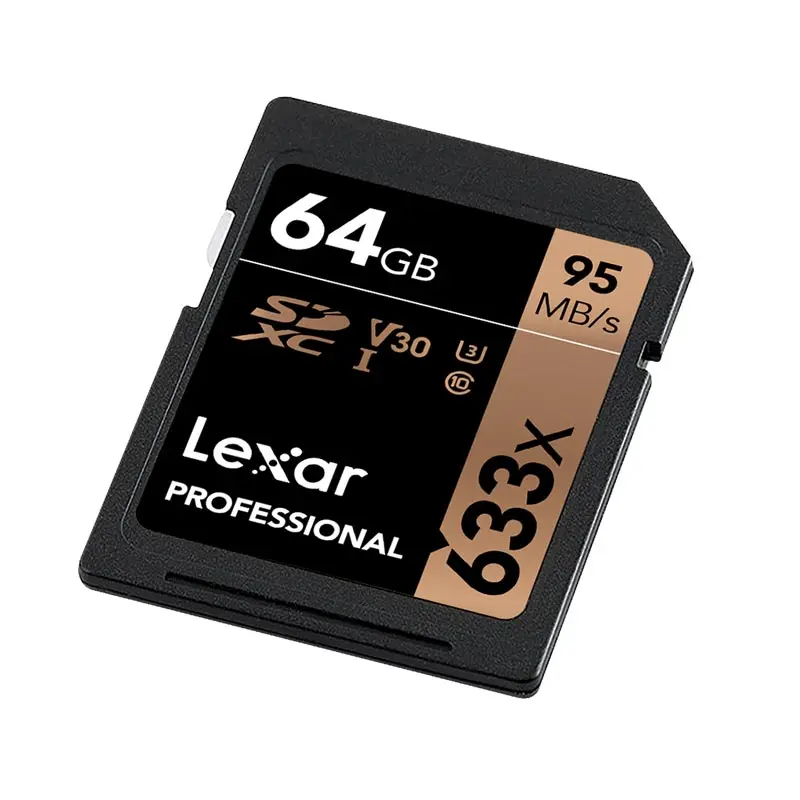 Lexar sd card 64gb 633x Memory Card Class 10 U3 SDXC carte sd 64gb 4K video 2