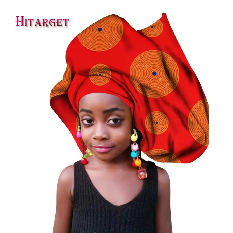 

Multi-color Headwear Headband Bazin Head Decorations Wrap Tie Scarf High Quality African Hair Head Scarf for Girl or Women WYB72