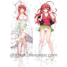 Аниме JK квинтэссенция Quintuplets Nakano Itsuki Dakimakura наволочка для тела 5-Tobun no Hanayome Hug наволочка
