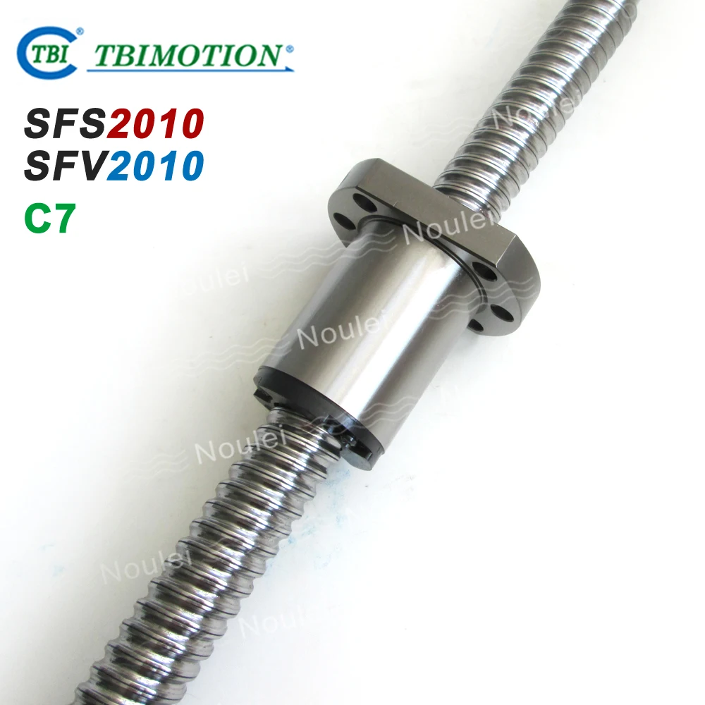 

TBI C7 Ballscrew SFS2010 SFV2010 High Precision Ball screw 2010 with Anti Backlash Double nut 1000mm