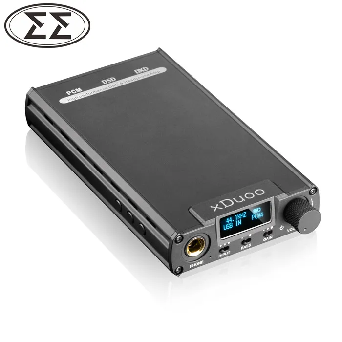 Новый портативный аудио DAC усилитель XDuoo 32 бит/384 кгц встроенное декодирование DSD с