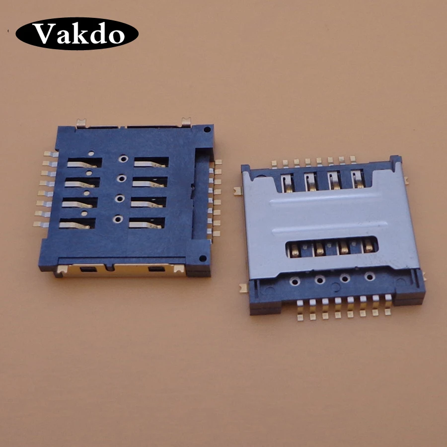 

Dual 8P SIM card reader slot 8-pin charging port double adapter connector for evolveo strongphone Q4