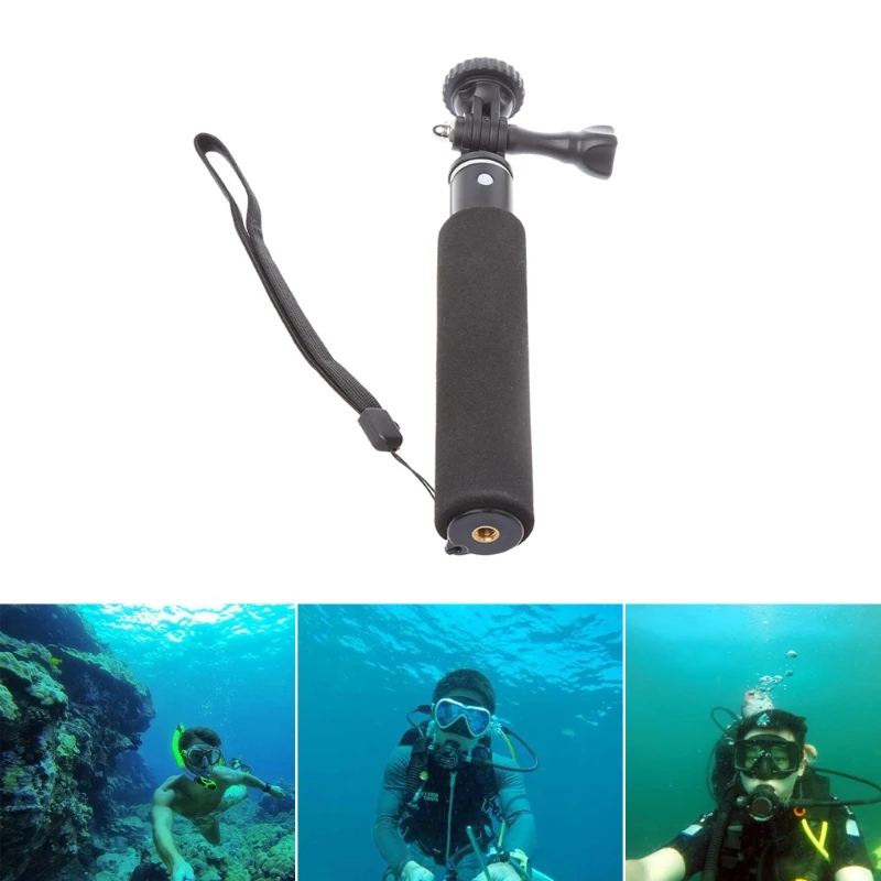 OOTDTY Алюминиевый Карманный монопод палка для селфи для экшн-камеры Gopro Hero 3 4 SJ4000 Экшн-камера Xiaoyi