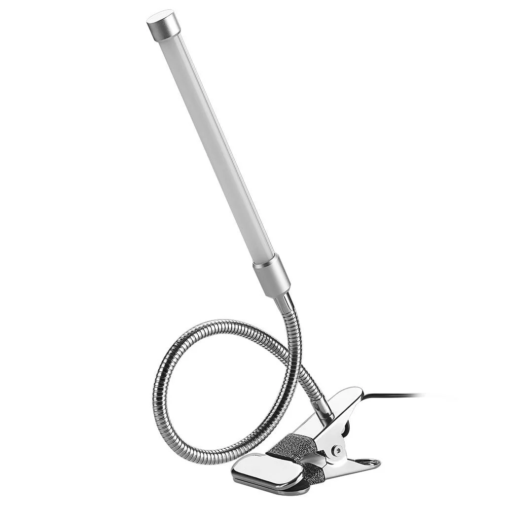 

Reading/Study/Bed/Desk Dimmer Light Flexible Touch Clip-on Table Lamp LED Clamp