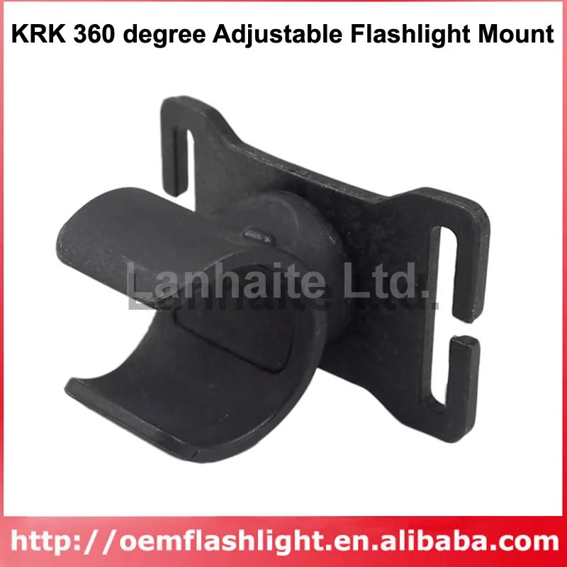 

KRK 360 degree Adjustable Flashlight Mount - Black (1 pc)