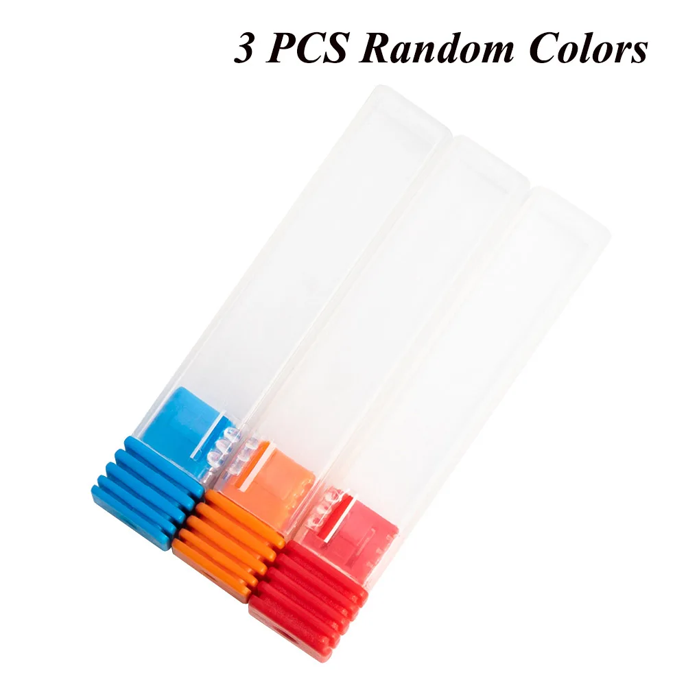 Dmoley держатель для сверл для ногтей, 3 цвета, коробка для хранения бурильных бит, подставка для дисплея, коробка для сверл для ногтей, контейнер-Органайзер - Цвет: 3 pcs