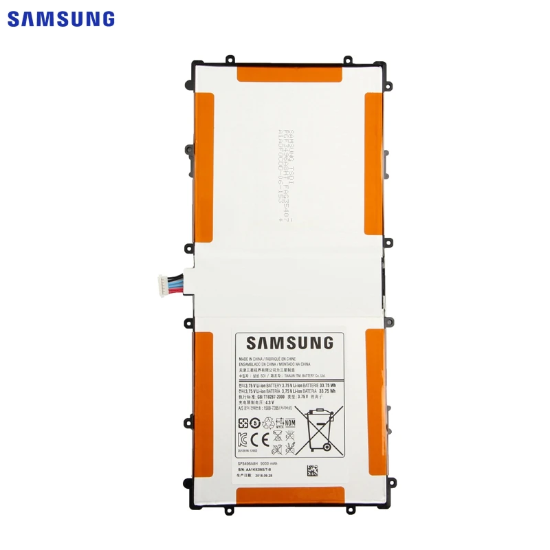 Samsung сменный аккумулятор SP3496A8H для samsung Google Nexus 10 GT-P8110 HA32ARB аутентичный Аккумулятор для планшета 9000 мАч