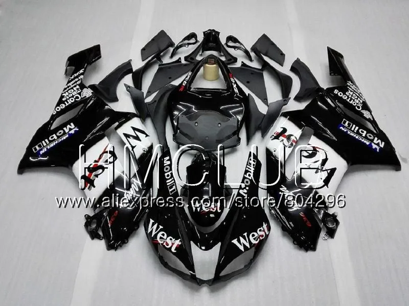 White frame Body For KAWASAKI NINJA ZX 6R 6 R 600CC ZX-636 ZX636 07 08 16HM.15 ZX600 ZX6R 07 08 ZX 636 ZX-6R 2007 2008 Fairing - Цвет: No. 20