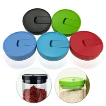 6 шт банки для хранения крышек злаков чай кофе сахар баночки для хранения продуктов(случайный цвет