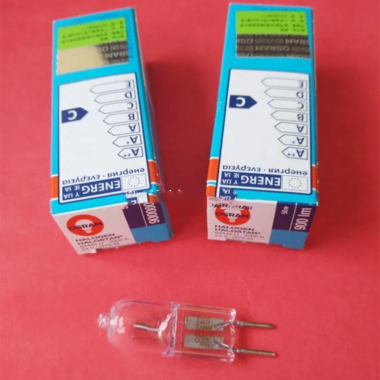

For 50pcs,24V25W operation theater light halogen tungsten lamp,24V 25W G6.35 surgical shadow bulb