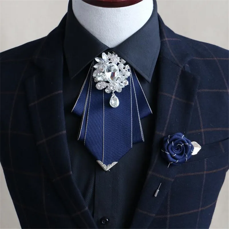 New Fashion Rose Flower Brooches For Men Suits Coat Pin Brooches Handmade Wedding Brooch Broches