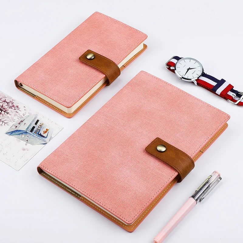 

Portable notebook children college students with diary a5 simple business work record portable A6 notebook custom logo