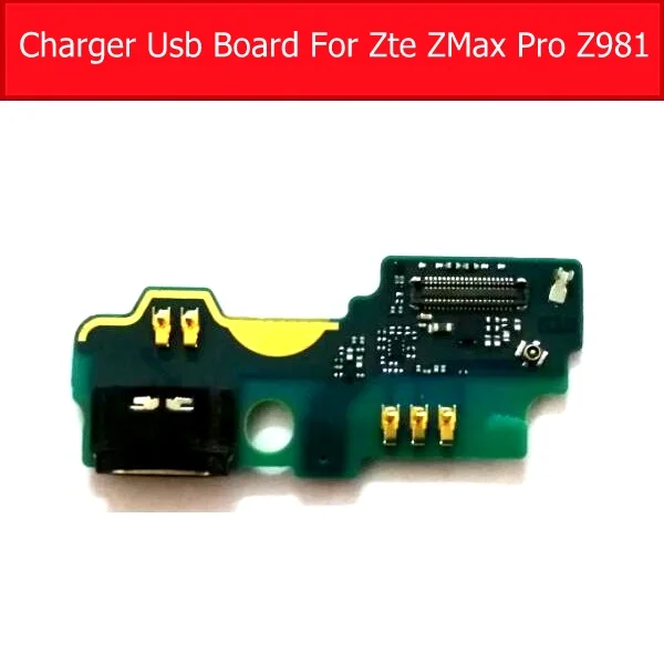 

USB Plug Charger Jack Board For ZTE ZMax Pro Z981 Usb Charging Port Dock Connector Flex Cable Phone Replacement Repair Parts