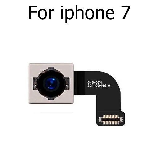 Оригинальная основная задняя камера для iphone 4, 4S, 5, 5S, SE, 5C, 6, 6 S, 7, 8 Plus, X, XS, XS, Max, XR, задняя большая камера, гибкий кабель, лента, протестирована на - Цвет: For iphone 7
